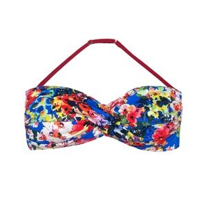 LA BLANCA Rushed Bandeau Halter Bikini top